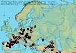 Distribution Dasypoda argentata