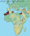 Distribution Melitta aegyptiaca