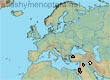 Melecta diligens, 6 data